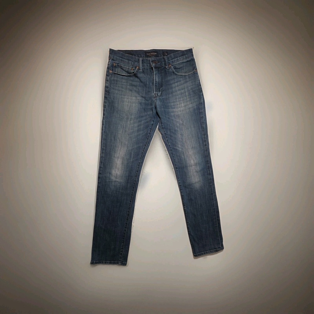 Lucky‎ Brand 121 Slim Straight Leg Medium Wash Blue Jeans size 31/32